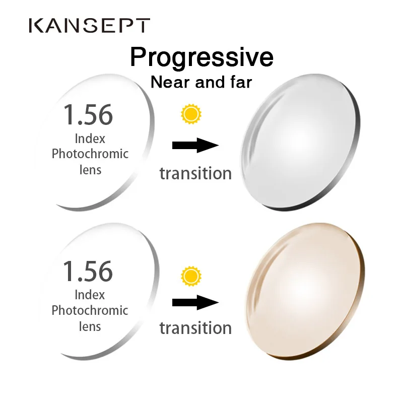 KANSEPT 1.56 Index Photochromic Grey / Brown Aspheric Prescription Brand Resin Lenses Anti UV Oil Water Reflect Glasses Lens
KANSEPT 1.56 Index Photochromic Grey / Brown Aspheric Prescription Brand Resin Lenses Anti UV Oil Water Reflect Glasses Lens