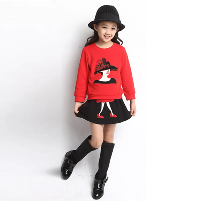 2019 Kids Clothes Girls Sets Long Sleeve Shirt+pant Burst of Children's Clothing Style Spring and Autumn Two Sets Costume 4-12T
2019 Kids Clothes Girls Sets Long Sleeve Shirt+pant Burst of Children's Clothing Style Spring and Autumn Two Sets Costume 4-12T
