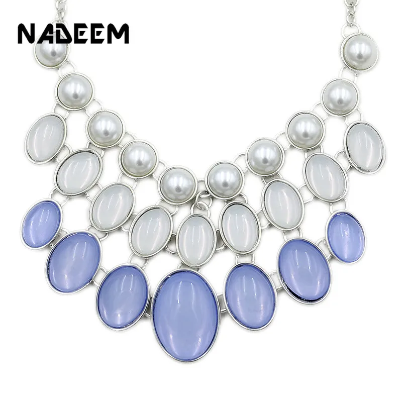 Wholesale Fashion Gift Silver Opal Stone Necklace Chain Shourouk Vintage Rhinestone Bib Necklaces Women Girl Statement Jewelry
Wholesale Fashion Gift Silver Opal Stone Necklace Chain Shourouk Vintage Rhinestone Bib Necklaces Women Girl Statement Jewelry