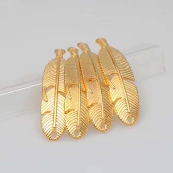 Feather Charms Connector for Bracelets DIY Handmade Metal Zinc Alloy Trendy Jewelry Connector Findings 30pcs/lot 11*45mm C8667
Feather Charms Connector for Bracelets DIY Handmade Metal Zinc Alloy Trendy Jewelry Connector Findings 30pcs/lot 11*45mm C8667
