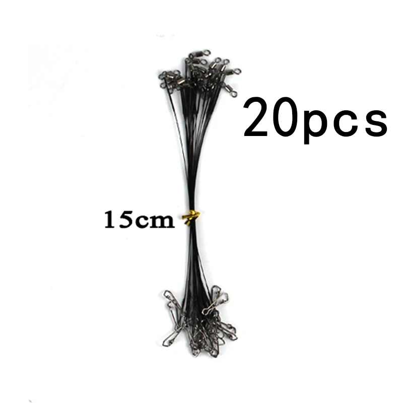 Leader Fishing Wire Black Tracer Lures Anti bite Swivel Connector Tackle Accessories Snap Hook Durable Convenient
Leader Fishing Wire Black Tracer Lures Anti bite Swivel Connector Tackle Accessories Snap Hook Durable Convenient