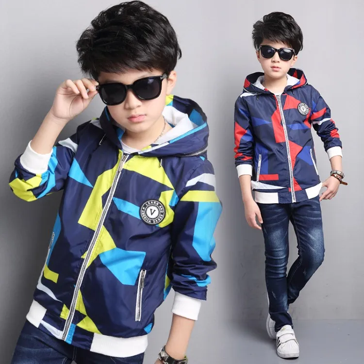 2017 Brand New Baby Boy Coat Spring Jacket Geometric Pattern Kid Hooded Coat Waterproof Sport Autumn Children Outwear Clothes
2017 Brand New Baby Boy Coat Spring Jacket Geometric Pattern Kid Hooded Coat Waterproof Sport Autumn Children Outwear Clothes