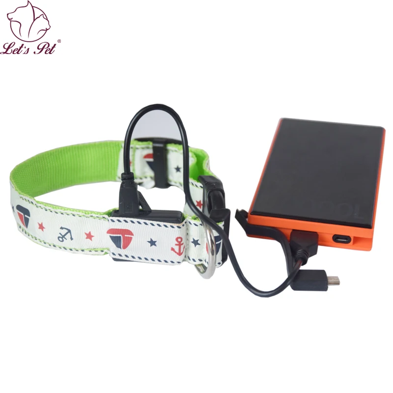Lovely sailor nylon high quality LED rechargeable 3 luminescent modes adjustable safe comfortable dog necklace pet dog collar
Lovely sailor nylon high quality LED rechargeable 3 luminescent modes adjustable safe comfortable dog necklace pet dog collar