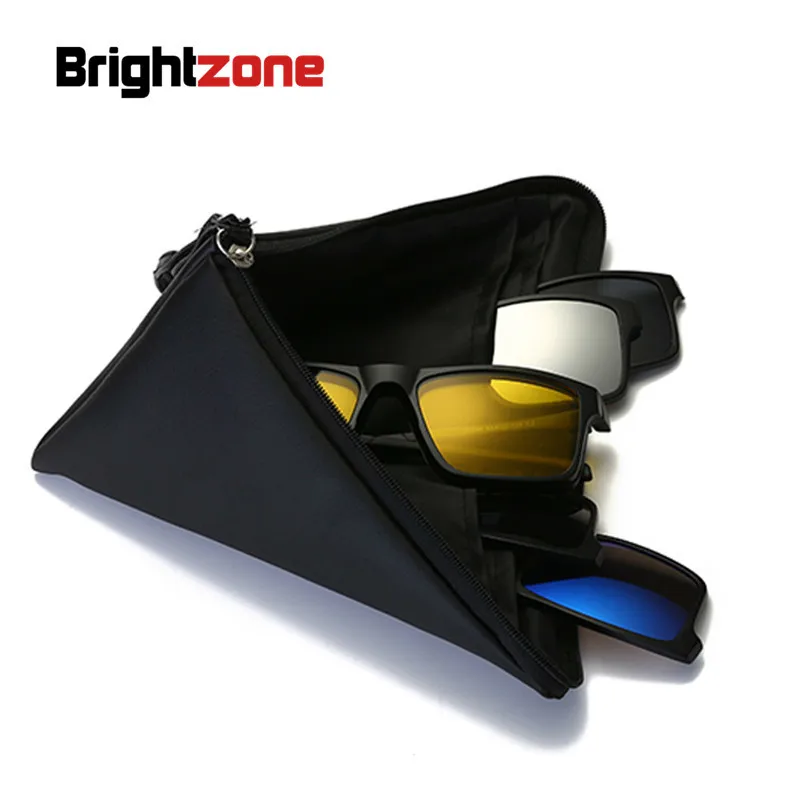 Brightzone Fashion Optical Spectacle Frame Men Myopia With 5 Clip On Sunglasses Polarized Magnetic Glasses For Male Eyeglasses
Brightzone Fashion Optical Spectacle Frame Men Myopia With 5 Clip On Sunglasses Polarized Magnetic Glasses For Male Eyeglasses
