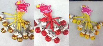 Hot Selling 50 pcs lucky cat key chians Pendant Cell Phone Charm Straps with Bell Cartoon For Gift FC-32
Hot Selling 50 pcs lucky cat key chians Pendant Cell Phone Charm Straps with Bell Cartoon For Gift FC-32