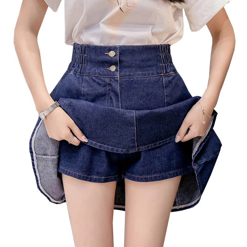New Spring Autumn Fashion Denim A-Line Skirts Women Elegant Elastic High Waist Skirt Preppy Solid Ball Gown Skirts Female Mw378
New Spring Autumn Fashion Denim A-Line Skirts Women Elegant Elastic High Waist Skirt Preppy Solid Ball Gown Skirts Female Mw378