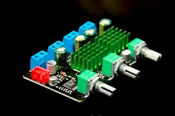 DC 12V-22V TPA3116D2 + NJM4580 2 * 50W + 100W 2.1 Channel High Power HIFI Subwoofer Digital Amplifier Board 75mm * 48mm * 16mm
DC 12V-22V TPA3116D2 + NJM4580 2 * 50W + 100W 2.1 Channel High Power HIFI Subwoofer Digital Amplifier Board 75mm * 48mm * 16mm