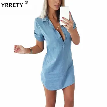 YRRETY Summer Dress Women Sexy Mini Casual Sheath Mini Dresses Ladies Solid V Neck Chest Button Short Sleeve Bodycon Dress XXL
YRRETY Summer Dress Women Sexy Mini Casual Sheath Mini Dresses Ladies Solid V Neck Chest Button Short Sleeve Bodycon Dress XXL