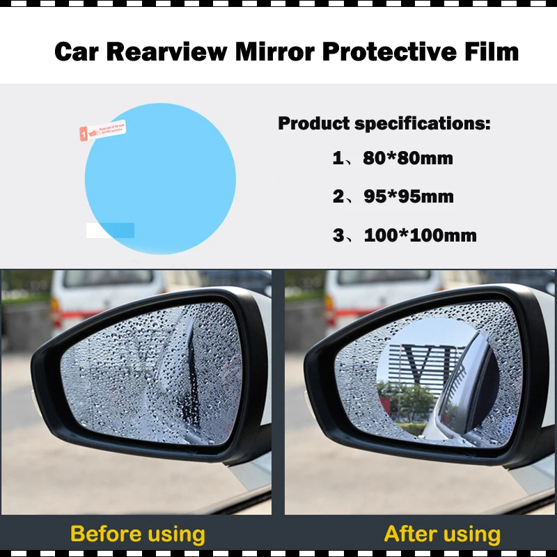 F30 A4 Car Rearview Mirror Rainproof Film Anti Fog Window Clear waterproof Rear View Mirror Nano Coating Transparent Protective
F30 A4 Car Rearview Mirror Rainproof Film Anti Fog Window Clear waterproof Rear View Mirror Nano Coating Transparent Protective