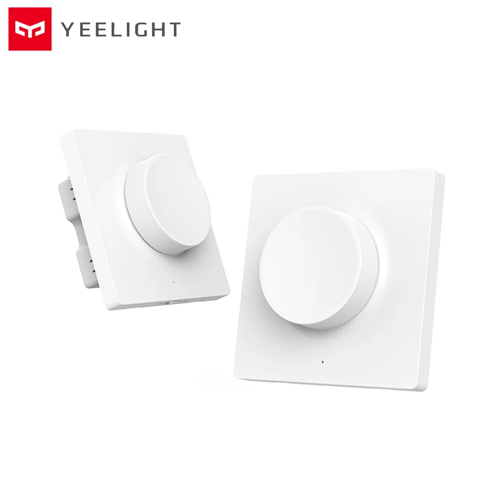 

Yeelight Smart Dimmer Switch Wireless Intelligent adjustment light still work 5 in 1 control Smart Home