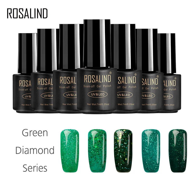 ROSALIND Gel 1S GREEN Diamond 7ML Nail Gel Polish Led UV Gel Soak Off Nail Polish Base Top Gel Polish
ROSALIND Gel 1S GREEN Diamond 7ML Nail Gel Polish Led UV Gel Soak Off Nail Polish Base Top Gel Polish