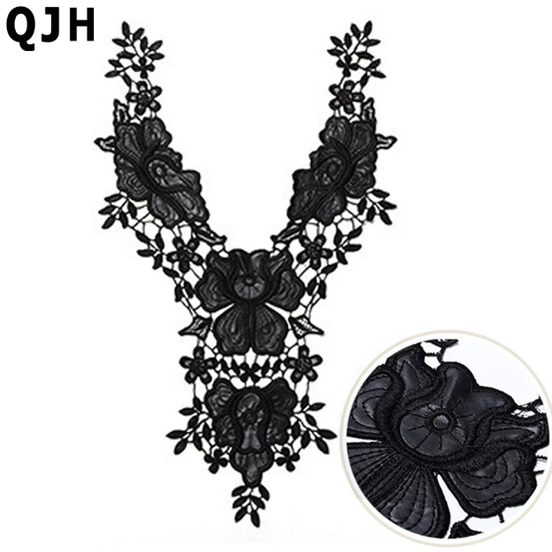 1pc Black PU leather embroidered Venise Embroidery Lace Fabric Costume Dress fine Applique motif Dress Trim Clothing Accessories
1pc Black PU leather embroidered Venise Embroidery Lace Fabric Costume Dress fine Applique motif Dress Trim Clothing Accessories