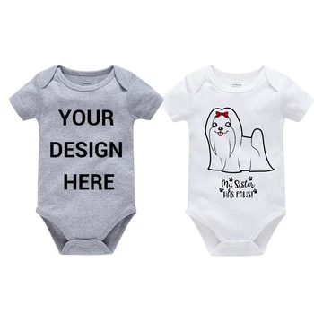 Newborn Baby Boy Girl Bodysuit Custom Printed One Piece Outfits Jumpsuit Cotton Children Clothing Solid Black White Red Clothes
Newborn Baby Boy Girl Bodysuit Custom Printed One Piece Outfits Jumpsuit Cotton Children Clothing Solid Black White Red Clothes