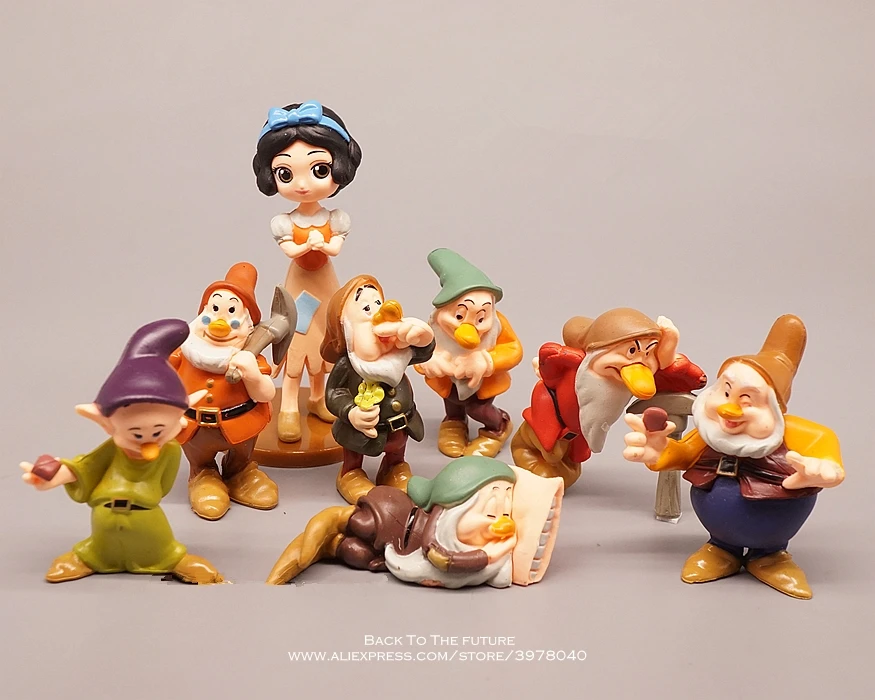 Disney Snow White and the seven dwarfs 8pcs/set 4-9cm Action Figure Model Anime Decoration PVC Collection Figurine Toy model
Disney Snow White and the seven dwarfs 8pcs/set 4-9cm Action Figure Model Anime Decoration PVC Collection Figurine Toy model