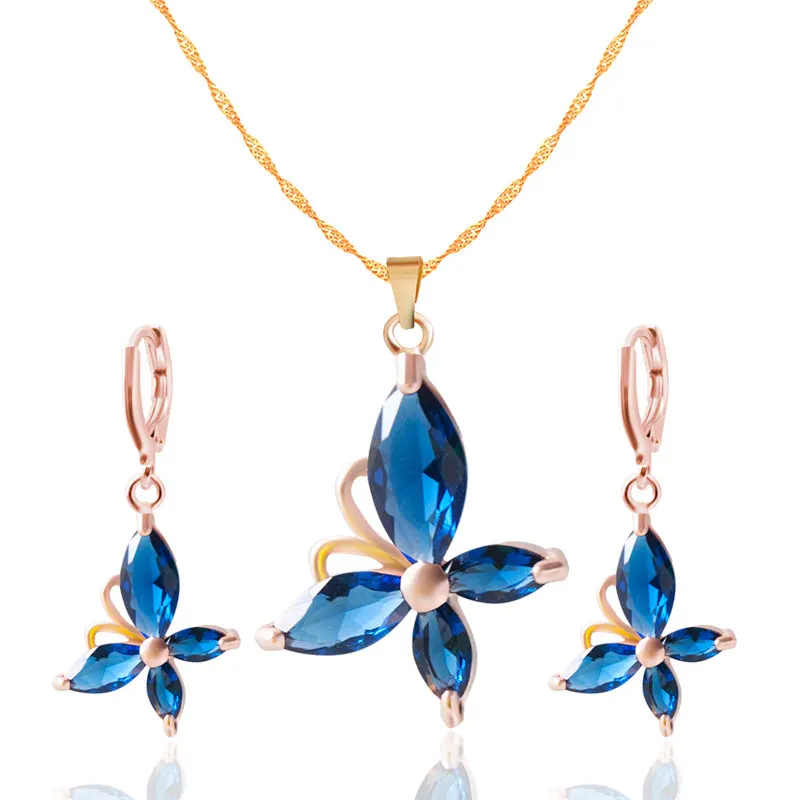 2016 New Design Colorful Butterfly Jewelry Set Plated Multicolor Zircon Big Necklace Earrings Wedding Jewelry Sets
2016 New Design Colorful Butterfly Jewelry Set Plated Multicolor Zircon Big Necklace Earrings Wedding Jewelry Sets
