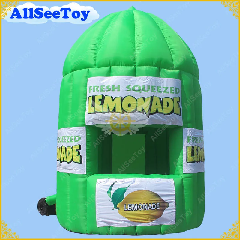 New Green Inflatable Lemonade Booth,Lemonade Inflatable Kiosk with Free air Blower and Banners
New Green Inflatable Lemonade Booth,Lemonade Inflatable Kiosk with Free air Blower and Banners