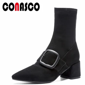CONASCO Fashion Women Ankle Boots Slip-On Autumn Winter Warm Socks Shoes Woman Party Dancing Pumps Ladies Long Knight Boots
CONASCO Fashion Women Ankle Boots Slip-On Autumn Winter Warm Socks Shoes Woman Party Dancing Pumps Ladies Long Knight Boots