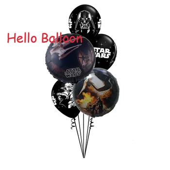 5pcs/lot Star Wars Balloon Birthday Party Decoration Supplies Black Star Wars Balloon Globos Children Toys
5pcs/lot Star Wars Balloon Birthday Party Decoration Supplies Black Star Wars Balloon Globos Children Toys