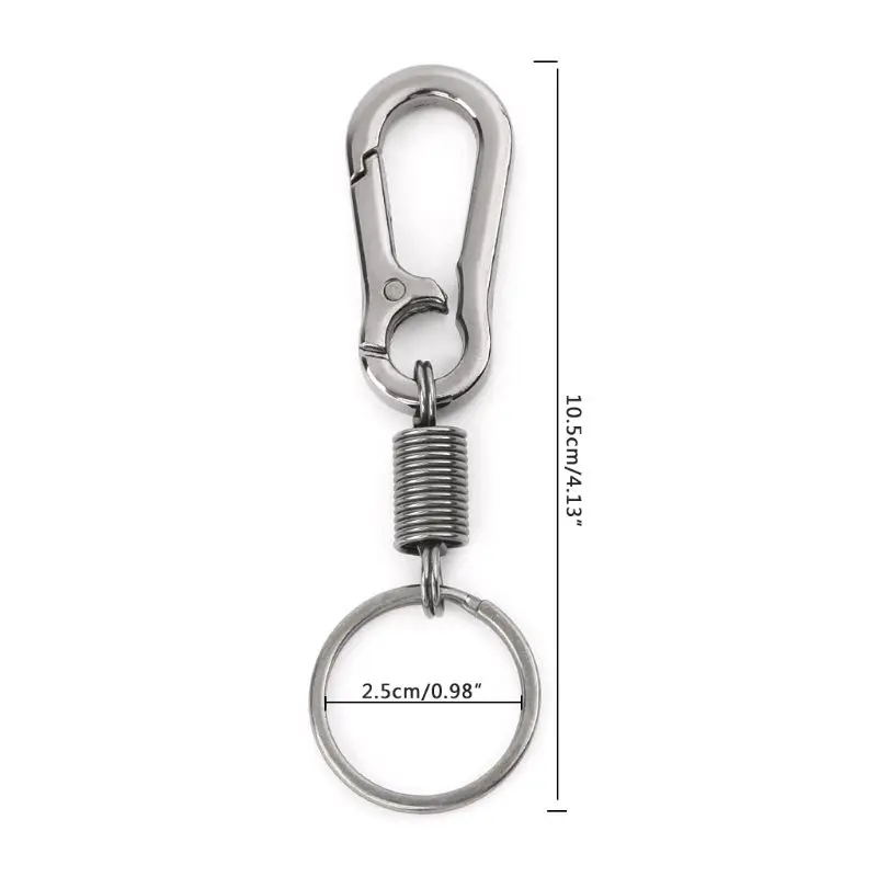 OOTDTY Retractable Gourd Buckle Carabiner Keychain Waist Belt Clip Anti Lost Keyring
OOTDTY Retractable Gourd Buckle Carabiner Keychain Waist Belt Clip Anti Lost Keyring