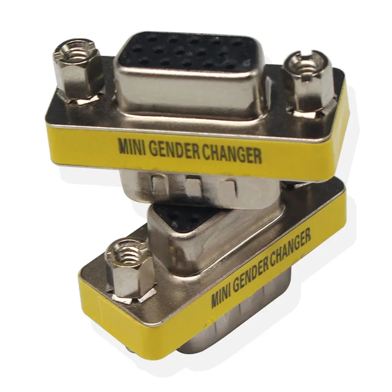 VGA Adapter Male to VGA Female Mini Gender Changer For PC TV Notebook Monitor STB Projector DVD
VGA Adapter Male to VGA Female Mini Gender Changer For PC TV Notebook Monitor STB Projector DVD