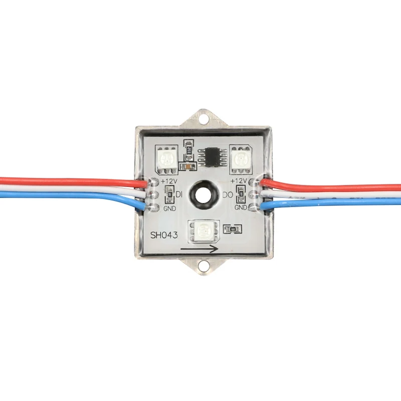 20X High quality addressable 3leds RGB full color LED module light WS2801 /WS2811/LPD6803 available free shipping
20X High quality addressable 3leds RGB full color LED module light WS2801 /WS2811/LPD6803 available free shipping
