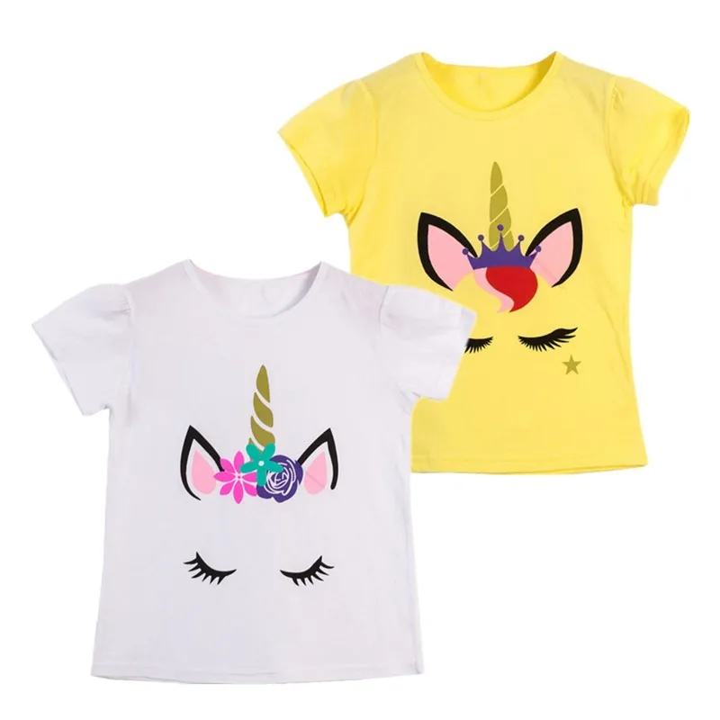Summer Girls Tops Children T shirts Unicorn Animal Roupa Menina Baby Girl Clothes 2019 Baby Girls Tshirt Kids Clothing E0309
Summer Girls Tops Children T shirts Unicorn Animal Roupa Menina Baby Girl Clothes 2019 Baby Girls Tshirt Kids Clothing E0309