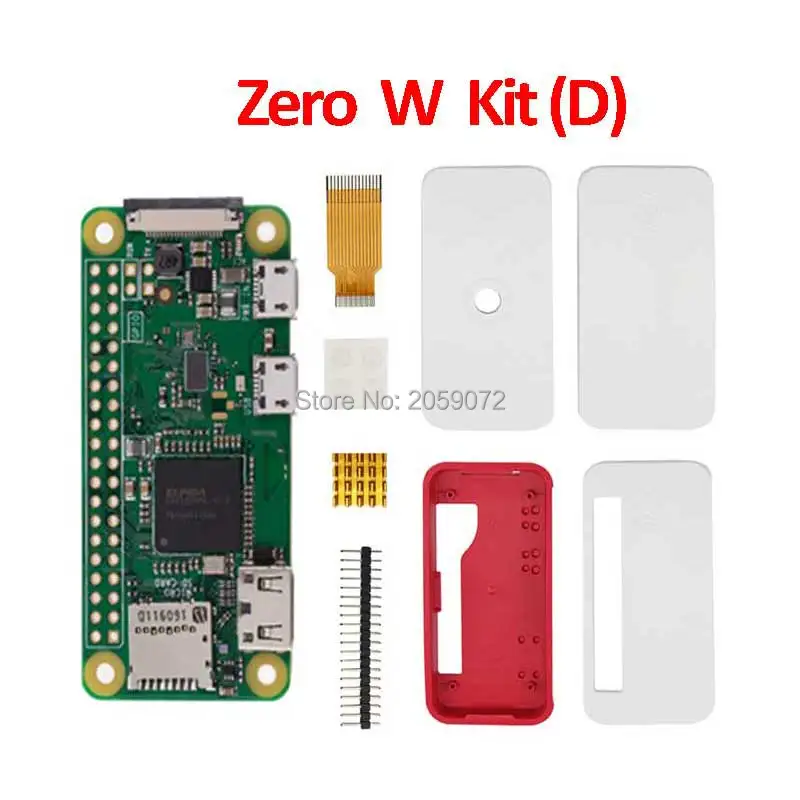 Raspberry Pi zero W Pi0 W Board with 1GHz 512MB RAM WIFI & Bluetooth official zero case GPIO Pin Heatsinks camera FFC cable
Raspberry Pi zero W Pi0 W Board with 1GHz 512MB RAM WIFI & Bluetooth official zero case GPIO Pin Heatsinks camera FFC cable