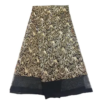 Gold Color French Mesh Lace Fabric Sequined Net Fabrics Tulle lace with Sequins for Evening Dresses-11
Gold Color French Mesh Lace Fabric Sequined Net Fabrics Tulle lace with Sequins for Evening Dresses-11
