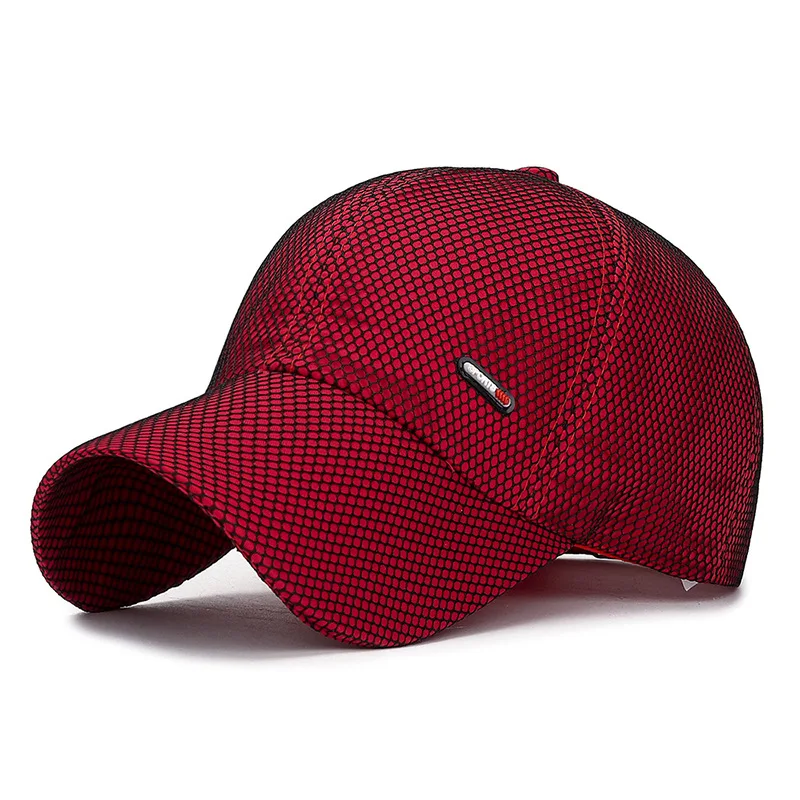 Дышащая сетчатая Мужская кепка для весны и лета мужская Кепка спортивные шапки