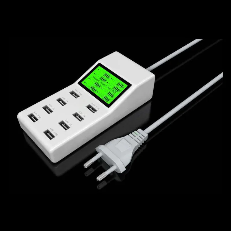Quick Shipping LCD 45W Smart USB Charger with 8 Port Charging Station USB Wall Travel Charger for Smartphone Tablets
Quick Shipping LCD 45W Smart USB Charger with 8 Port Charging Station USB Wall Travel Charger for Smartphone Tablets