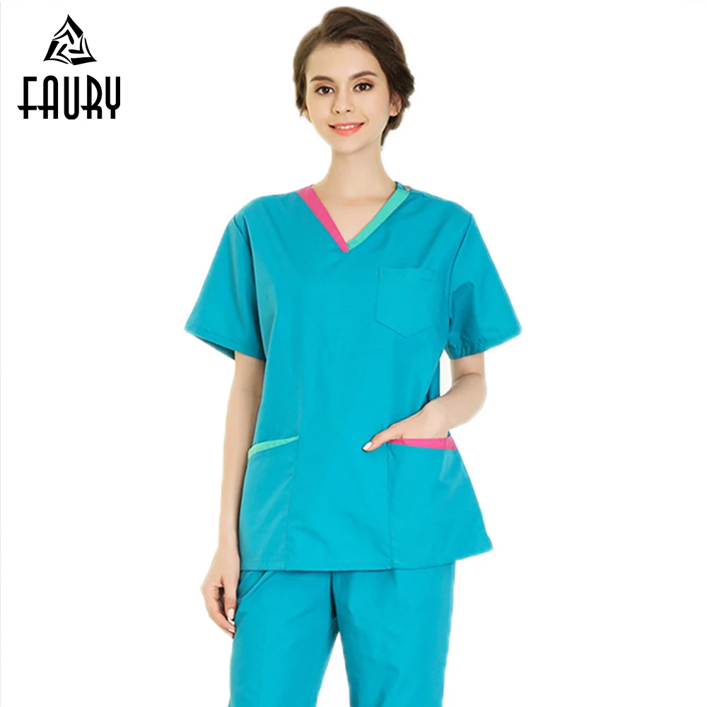 High Quality Doctors Nurses Medical Uniforms Nursing Scrubs Clothes short Sleeve Sets Hospital Dentis Brush Hand Tops and Pants
High Quality Doctors Nurses Medical Uniforms Nursing Scrubs Clothes short Sleeve Sets Hospital Dentis Brush Hand Tops and Pants