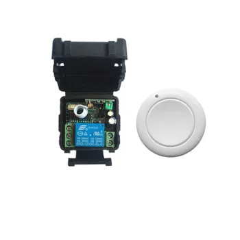 DC12V 24V 1CH 10A Relay RF Wireless Remote Control Switch Wireless Light Switch Receiver+Transmitter Garage Door shutters/ lamp
DC12V 24V 1CH 10A Relay RF Wireless Remote Control Switch Wireless Light Switch Receiver+Transmitter Garage Door shutters/ lamp