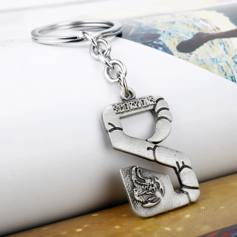 Rock Music Band Scorpion Keychain Metal Key Ring Chain Men Personalized Jewelry Car Backpack Keyholder llaveros
Rock Music Band Scorpion Keychain Metal Key Ring Chain Men Personalized Jewelry Car Backpack Keyholder llaveros