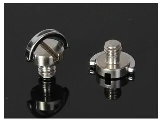 2pcs Tripod Monopods 1/4" D-Ring Camera Screws for DSLR Camera Tripod Quick Release Plate
2pcs Tripod Monopods 1/4" D-Ring Camera Screws for DSLR Camera Tripod Quick Release Plate