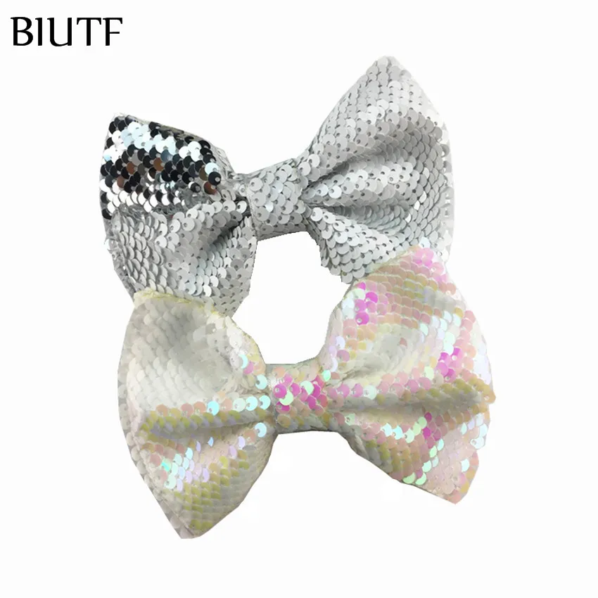Wholesale 200pcs/lot 5 inch Reversible Sequin Bow Without Clip Headwear DIY Accessories 19 Color Fast Shipping HDJ138
Wholesale 200pcs/lot 5 inch Reversible Sequin Bow Without Clip Headwear DIY Accessories 19 Color Fast Shipping HDJ138