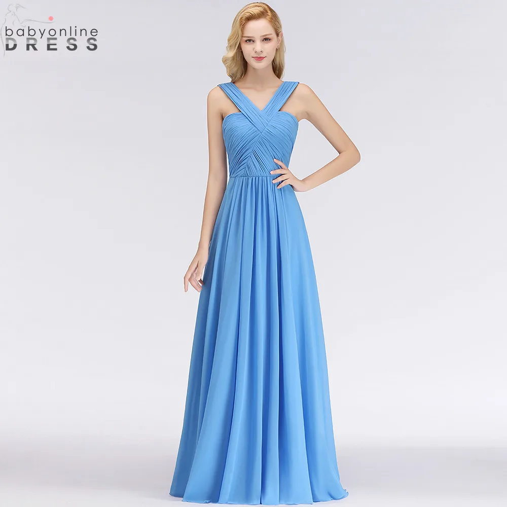 New Arrival Crisscross Straps Long Evening Dress Sexy Backless Blue Chiffon Evening Party Dresses Vestido de Festa
New Arrival Crisscross Straps Long Evening Dress Sexy Backless Blue Chiffon Evening Party Dresses Vestido de Festa
