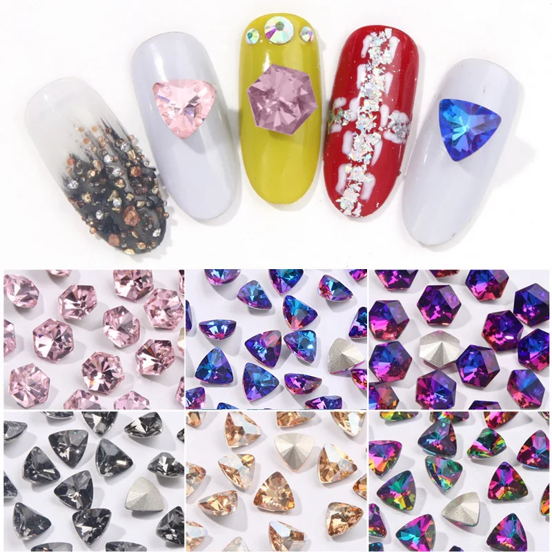 5pcs/10pcs Set Nail Rhinestones Transparen Crystal Sharp Bottom Mixed-size Colorful 3D Nail Art Decorations 30 Patterns
5pcs/10pcs Set Nail Rhinestones Transparen Crystal Sharp Bottom Mixed-size Colorful 3D Nail Art Decorations 30 Patterns