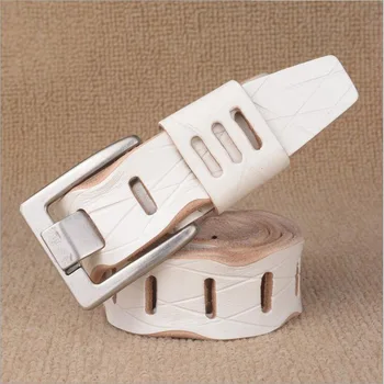 Pin Buckle Men 100% Cowskin Belt Genuine Leather Business Casaul Male Belts Vintage Jeans Quality Guarantee ZLB010
Pin Buckle Men 100% Cowskin Belt Genuine Leather Business Casaul Male Belts Vintage Jeans Quality Guarantee ZLB010