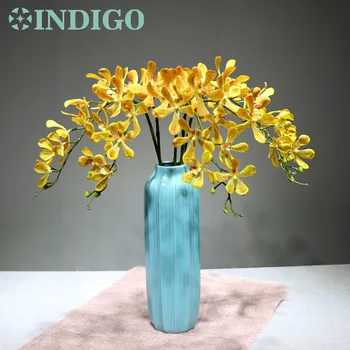 INDIGO- Yellow Vanda Orchids Phalaenopsis Orchids Real Touch Flower Decorative Wedding Flower Orchid Floral Party Free Shipping
INDIGO- Yellow Vanda Orchids Phalaenopsis Orchids Real Touch Flower Decorative Wedding Flower Orchid Floral Party Free Shipping