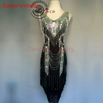Dancer's Vitality 2017 New Brand Tassel V Collar Back Opening Latin Dance Dress Men's Salsa Samba Tango Dancing Dress For Kids
Dancer's Vitality 2017 New Brand Tassel V Collar Back Opening Latin Dance Dress Men's Salsa Samba Tango Dancing Dress For Kids