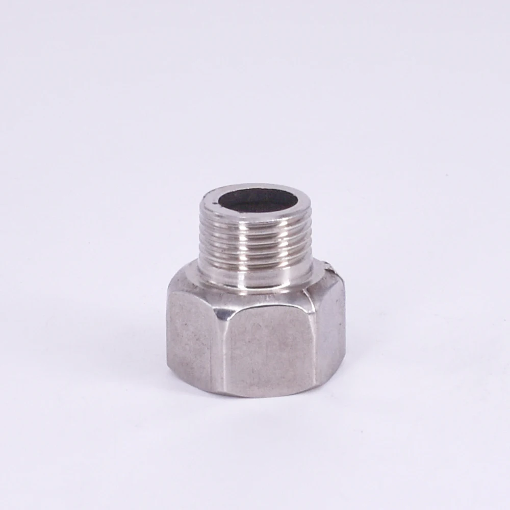 Bushing BSPP 1/2" Male x 3/4" Female Coupling 201 Stainless Steel Pipe Fitting Connector Joint Adapter Length 33.5mm
Bushing BSPP 1/2" Male x 3/4" Female Coupling 201 Stainless Steel Pipe Fitting Connector Joint Adapter Length 33.5mm