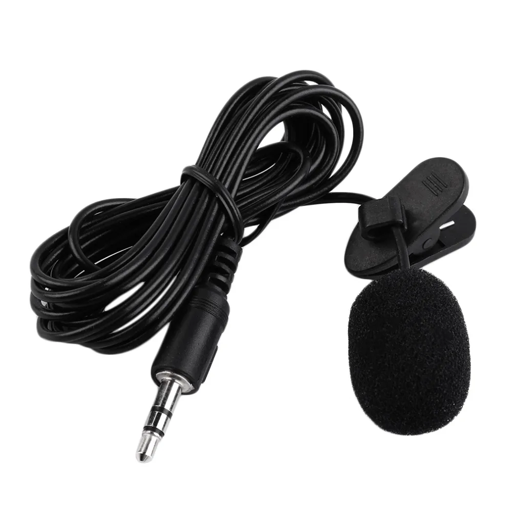 Image 2016 Newest External 3.5mm Clip on Lapel Lavalier Microphone For Smart Phone PC Laptop