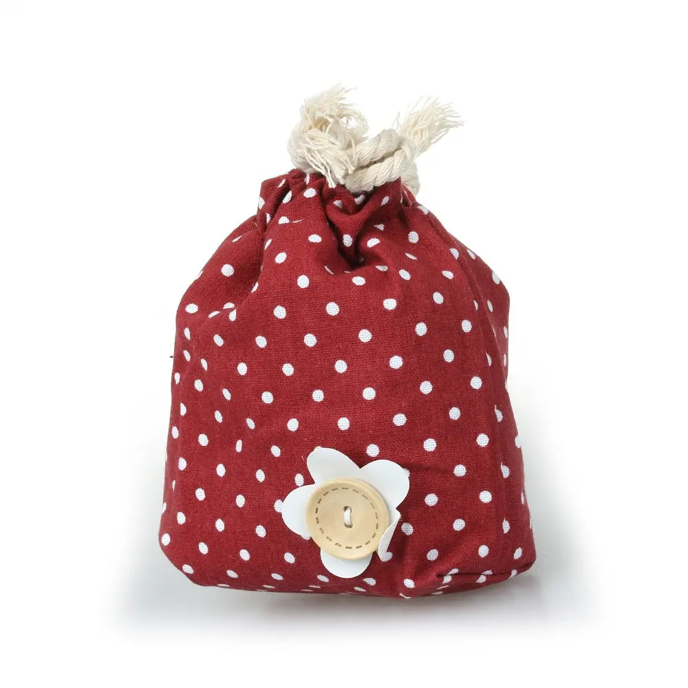 BEAU Drawstring Bag Pouch Travel Storage bag Organizer Cute Polka Dots Flower Red
BEAU Drawstring Bag Pouch Travel Storage bag Organizer Cute Polka Dots Flower Red