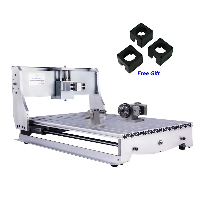 DIY 4 Axis Rack Engraving Machine Aluminum 6040 CNC Frame Kit with NEMA 23 57 Stepper Motor Bracket Couplings
DIY 4 Axis Rack Engraving Machine Aluminum 6040 CNC Frame Kit with NEMA 23 57 Stepper Motor Bracket Couplings