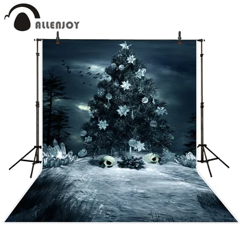 Allenjoy photography background horrible Christmas tree Skull head Halloween theme backdrop professional photo background studio
Allenjoy photography background horrible Christmas tree Skull head Halloween theme backdrop professional photo background studio