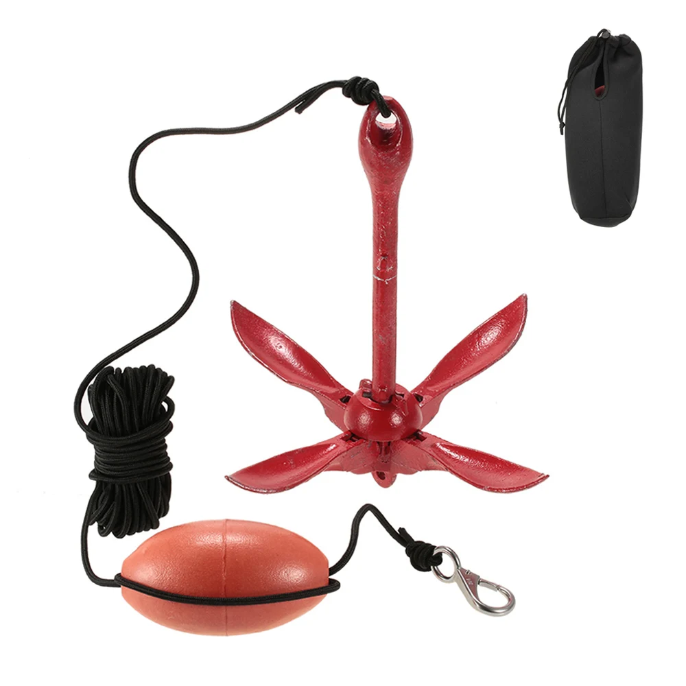 1.5kg/3.3lbs Folding Anchor Rigging System Kit Set with Float Carrying Bag Rope Fishing Buoy Kit Portable for Kayak Raft
1.5kg/3.3lbs Folding Anchor Rigging System Kit Set with Float Carrying Bag Rope Fishing Buoy Kit Portable for Kayak Raft