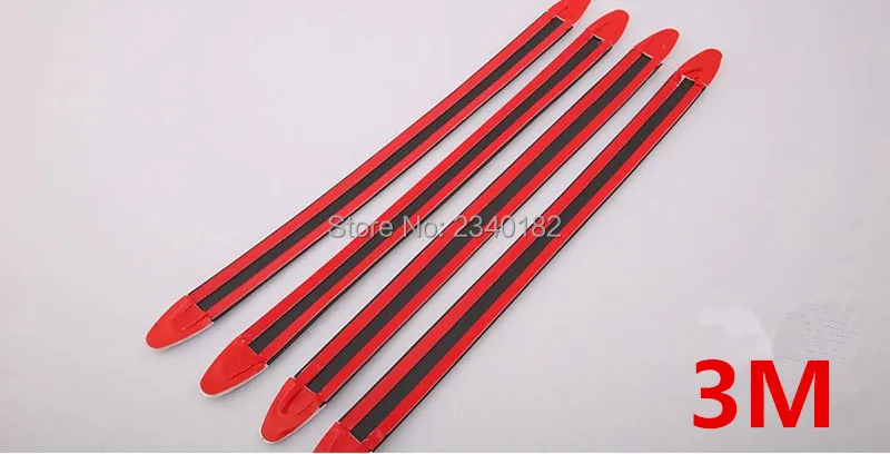 

4pcs/lot Car styling car anti-collision strip bumper protector for Peugeot 307 308 207 3008 2008 407 508 206 208 406 accessories