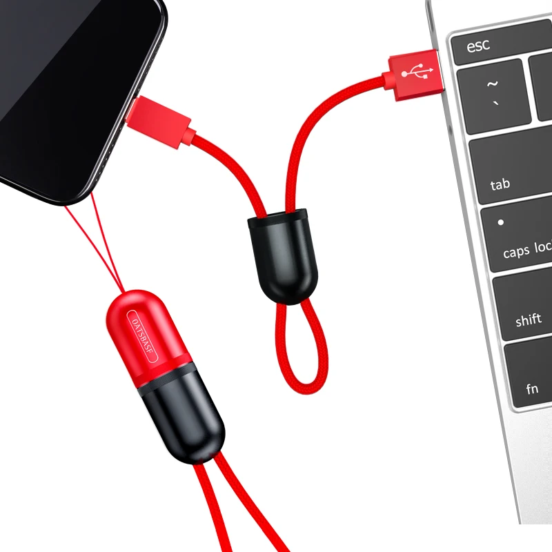 OATSBASF USB Cable For iPhone XS Max iPad Air X 8 7 6 6S Plus Fast Charger Hidden Capsule Design For iPhone Mobile Phone Cable
OATSBASF USB Cable For iPhone XS Max iPad Air X 8 7 6 6S Plus Fast Charger Hidden Capsule Design For iPhone Mobile Phone Cable