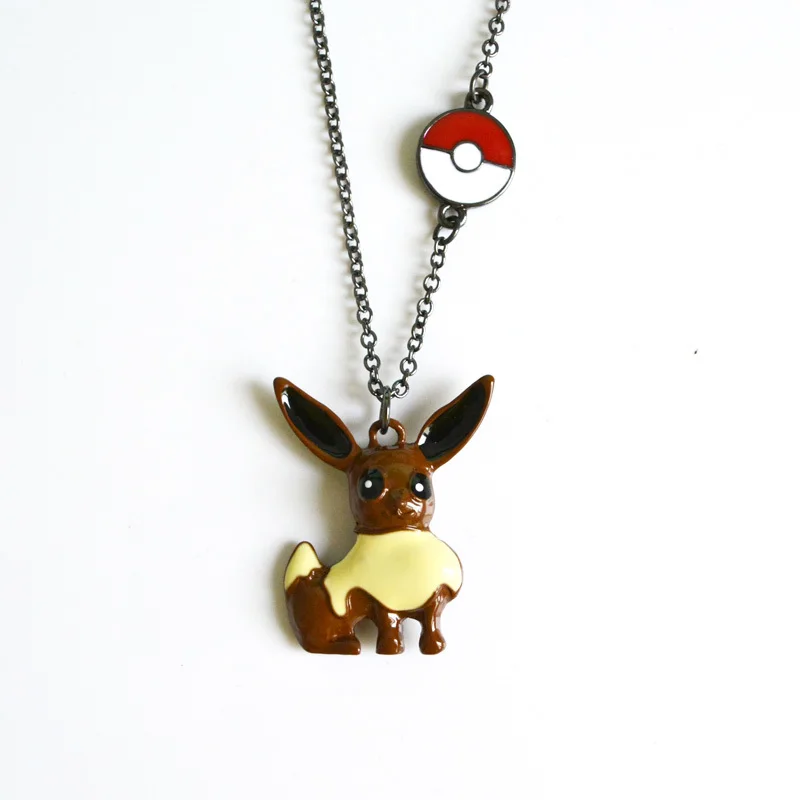 5pcs/lot Pokemon Game Eevee Pendant Necklaces With Pokeball Charms Friendship Necklaces Pokemon Figures Pendant Necklaces
5pcs/lot Pokemon Game Eevee Pendant Necklaces With Pokeball Charms Friendship Necklaces Pokemon Figures Pendant Necklaces