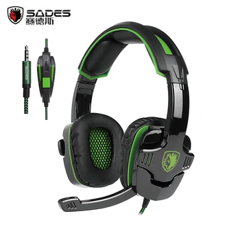 2016 Newest Sades SA-930 PS4 Headset 3.5mm Stereo Computer Gaming Headphones With Mic For PC Gamer Mobile Phones Mac Tablet MP3
2016 Newest Sades SA-930 PS4 Headset 3.5mm Stereo Computer Gaming Headphones With Mic For PC Gamer Mobile Phones Mac Tablet MP3